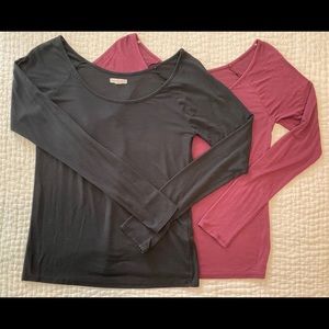 SOLD! Melrose ballet neck long-sleeve shirt